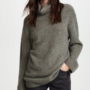 Vince Mock Neck Cashmere Sweater